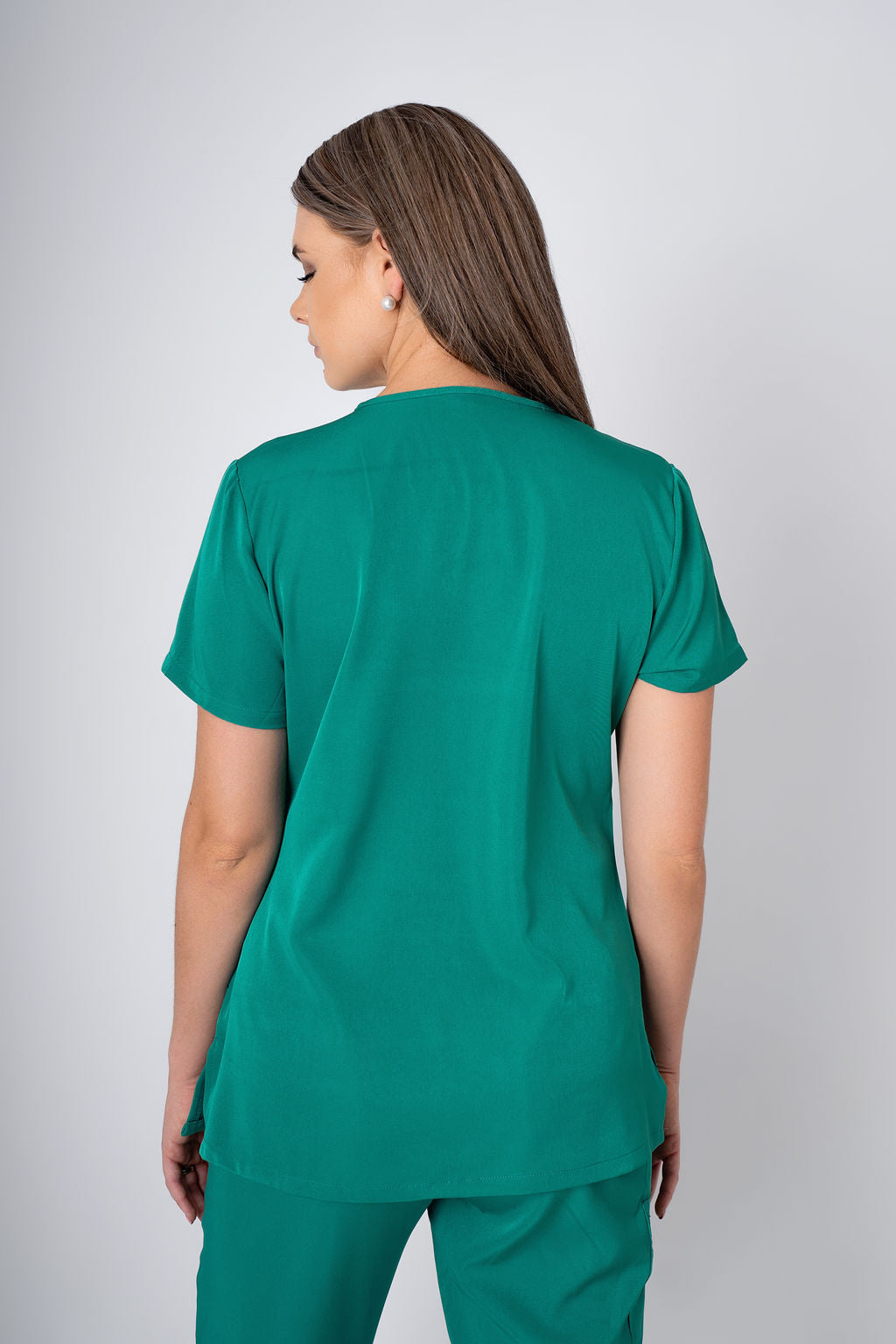 Foliage Ella Three-Pocket Scrub Top and Eva Jogger Set