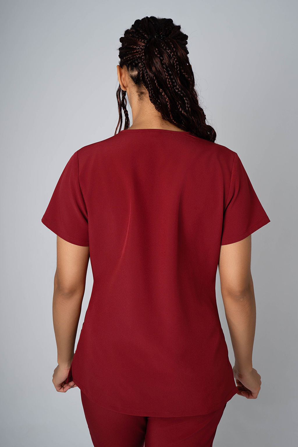 Rosewood Ella Three-Pocket Scrub Top and Eva Jogger Set