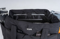 Quilted Tote Bag - Black