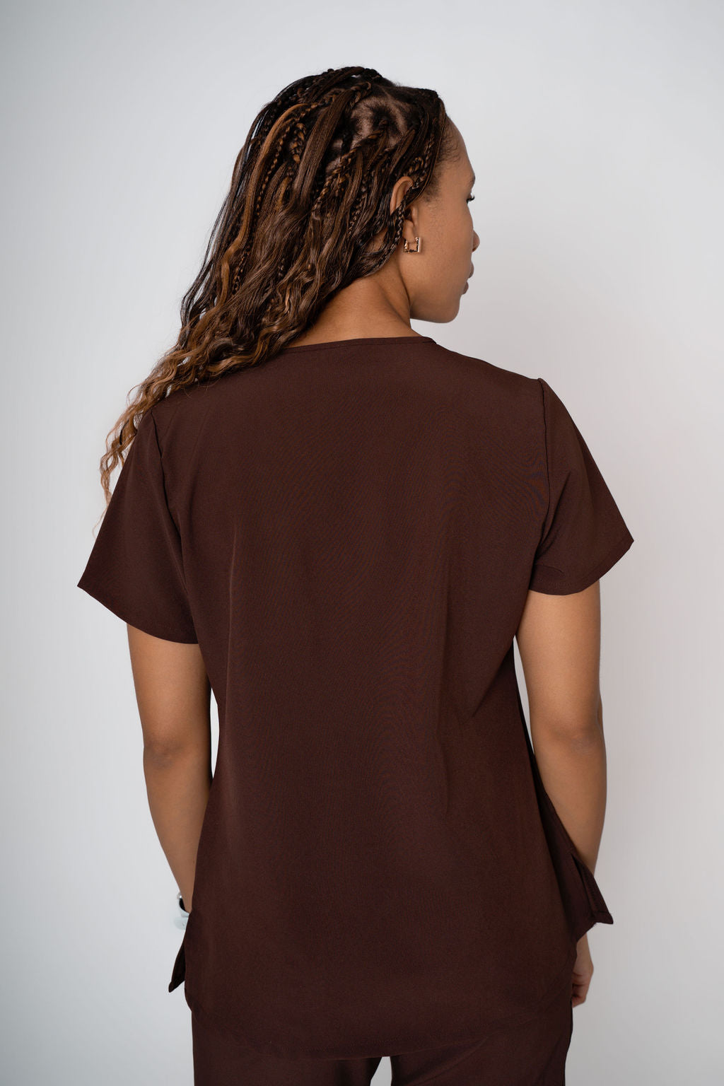 Cocoa Ella Three-Pocket Scrub Top and Eva Jogger Set