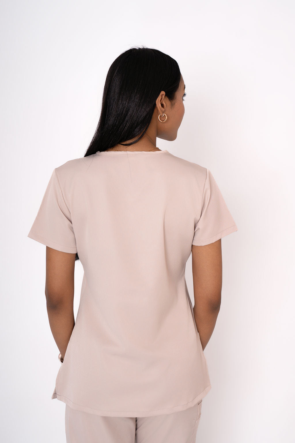 Driftwood Ella Three-Pocket Scrub Top and Eva Jogger Set