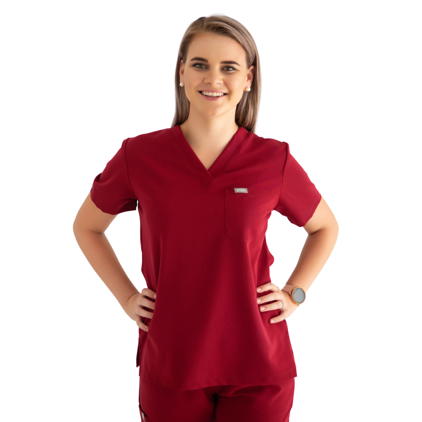 Core 2.0 Jane One-Pocket  Scrub Top