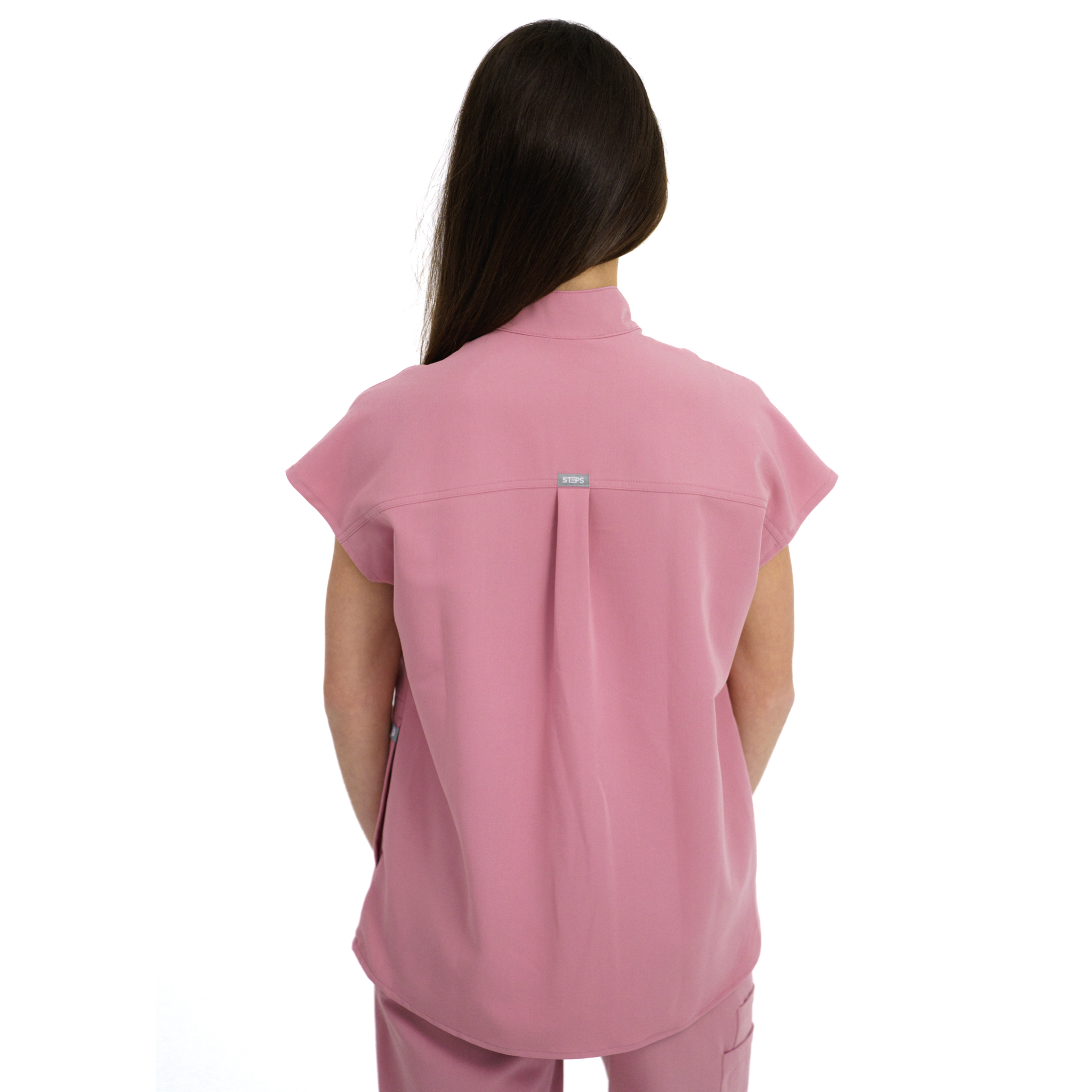 Core 2.0 Jude Mandarin Collar Two-Pocket Scrub Top
