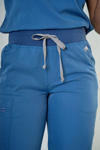 Ozone Ella Three-Pocket Scrub Top and Eva Jogger Set