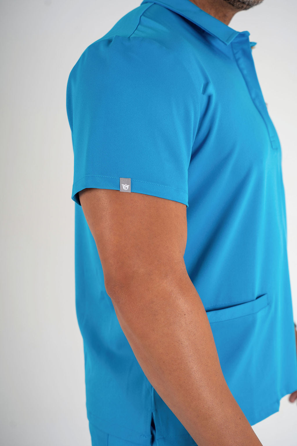 Matteo Three-Pocket Scrub Top and Neo Jogger Set - Peacock