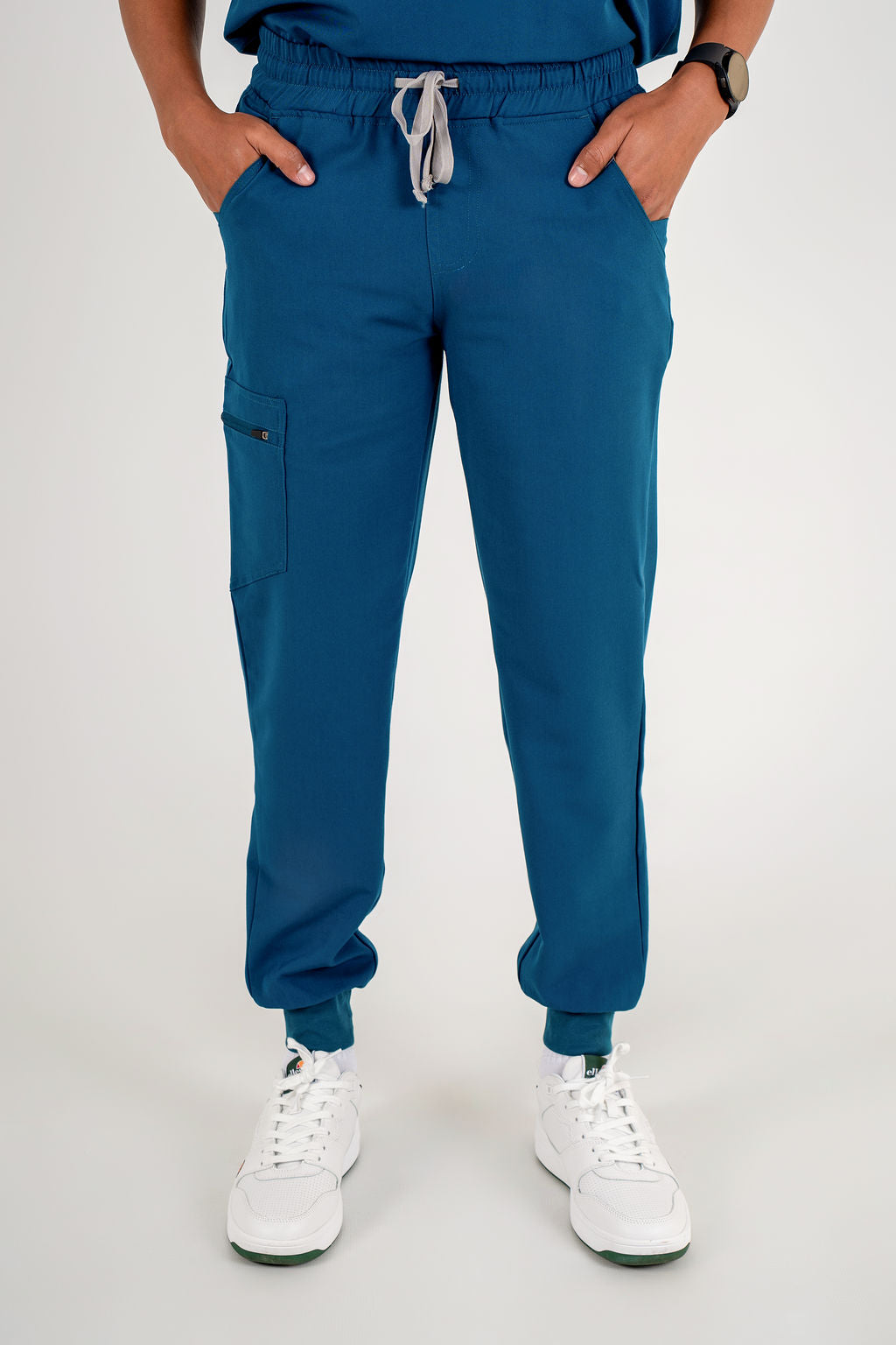 Essential Zac Jogger Scrub Pants - Carribean Blue