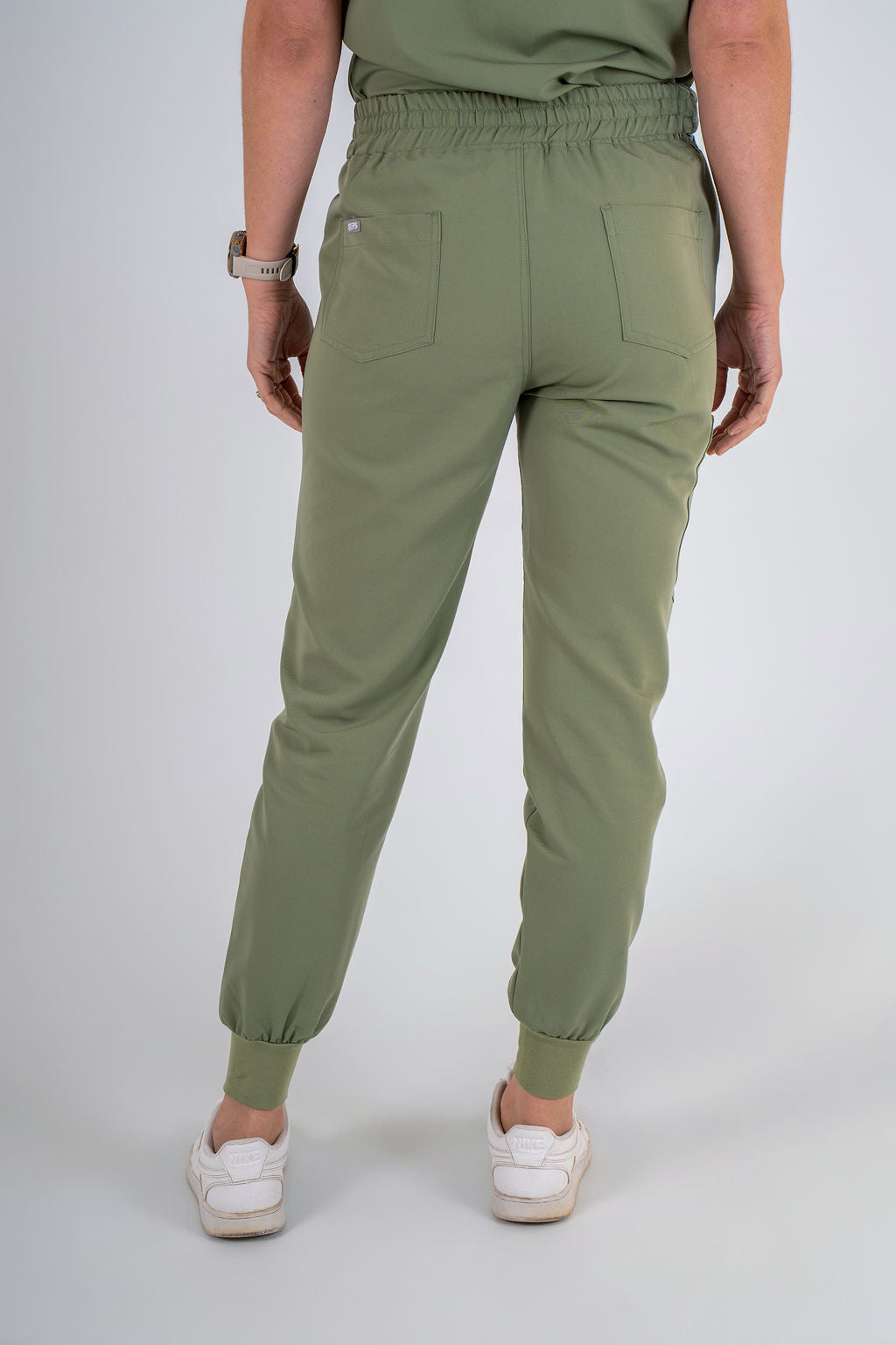 Essential Ava Jogger Scrub Pants - Jade