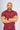 Maroon Matteo Three-Pocket Scrub Top and Neo Jogger Set