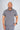 Slate Grey Matteo Three-Pocket Scrub Top and Neo Jogger Set