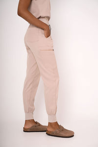 Driftwood Ella Three-Pocket Scrub Top and Eva Jogger Set