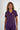 Essential Jane One-Pocket Scrub Top - Purple Jam