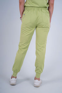 Amara Three-Pocket Scrub Top and Lara Jogger Set - Matcha