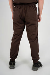 Matteo Three-Pocket Scrub Top and Neo Jogger Set - Espresso
