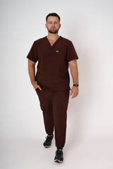 Cocoa Alex Three-Pocket Scrub Top and Leo Jogger Set