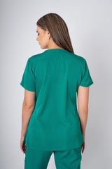 Foliage Ella Three-Pocket Scrub Top and Eva Jogger Set