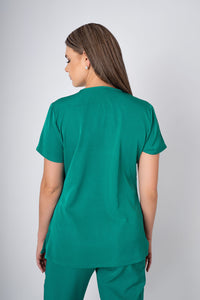 Foliage Ella Three-Pocket Scrub Top and Eva Jogger Set