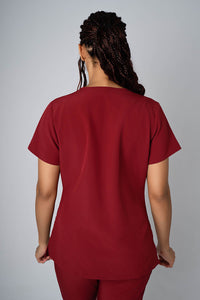 Rosewood Ella Three-Pocket Scrub Top and Eva Jogger Set