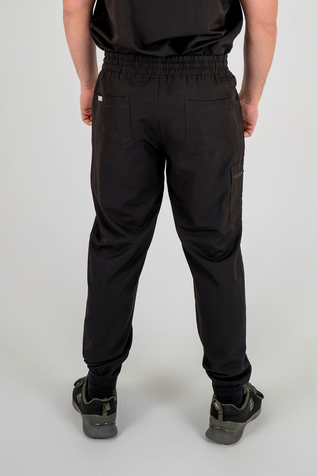 Essential Zac Jogger Scrub Pants - Black