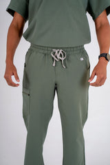 Essential Zac Jogger Scrub Pants - Eucalyptus