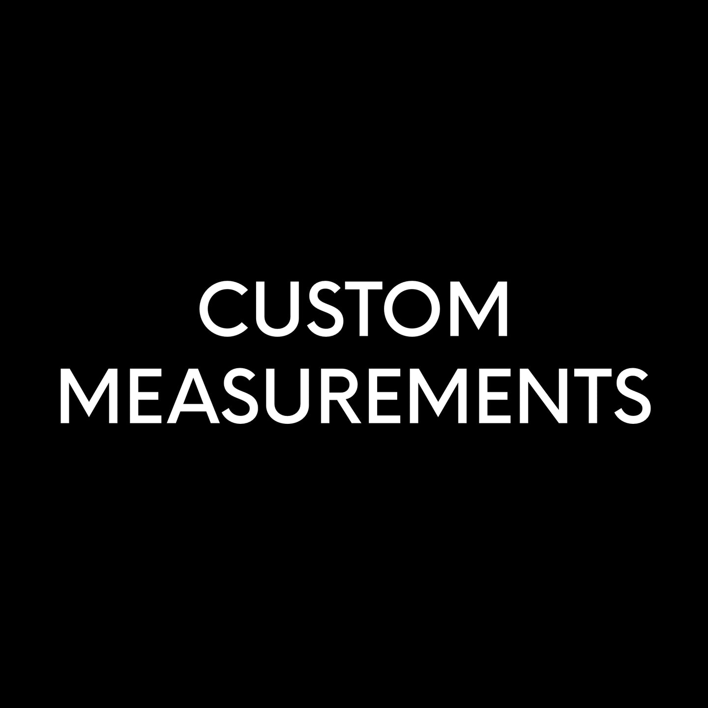 Custom measurements (cm) :