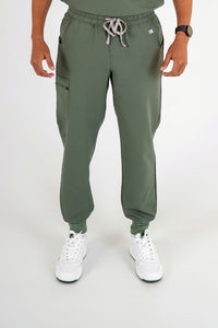 Essential Zac Jogger Scrub Pants - Eucalyptus