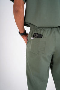 Essential Zac Jogger Scrub Pants - Eucalyptus