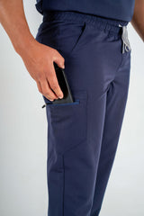 Essential Zac Jogger Scrub Pants - Navy