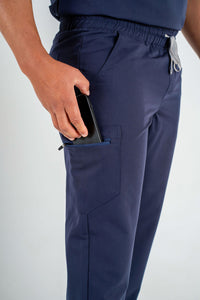 Essential Zac Jogger Scrub Pants - Navy