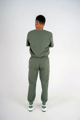 Essential Zac Jogger Scrub Pants - Eucalyptus