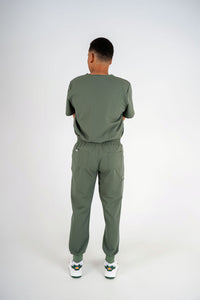 Essential Zac Jogger Scrub Pants - Eucalyptus