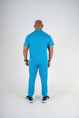 Matteo Three-Pocket Scrub Top and Neo Jogger Set - Peacock