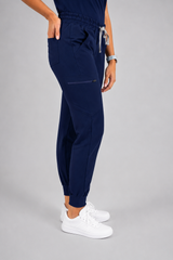 Essential Ava Jogger Scrub Pants - Navy