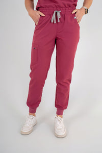 Essential Ava Jogger Scrub Pants - Grape
