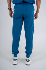 Essential Zac Jogger Scrub Pants - Carribean Blue
