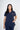 Midnight Navy Ella Three-Pocket Scrub Top and Eva Jogger Set