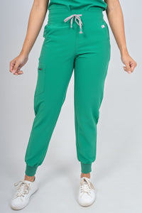 Surgical Green Amara Three-Pocket Scrub Top and Lara Jogger Set
