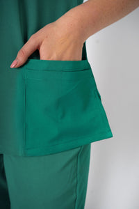 Foliage Ella Three-Pocket Scrub Top and Eva Jogger Set