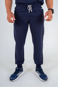 Essential Zac Jogger Scrub Pants - Navy