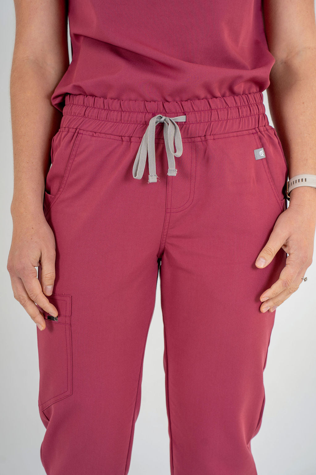 Essential Ava Jogger Scrub Pants - Grape
