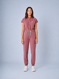 Mauve Essential Jude Scrub Jumpsuit