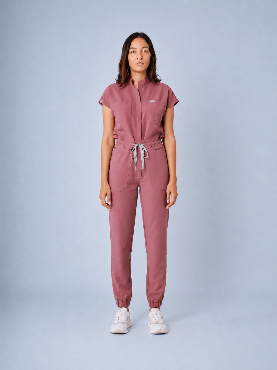 Mauve Essential Jude Scrub Jumpsuit