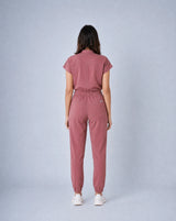 Mauve Essential Jude Scrub Jumpsuit