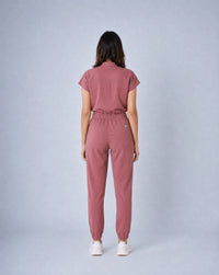 Mauve Essential Jude Scrub Jumpsuit
