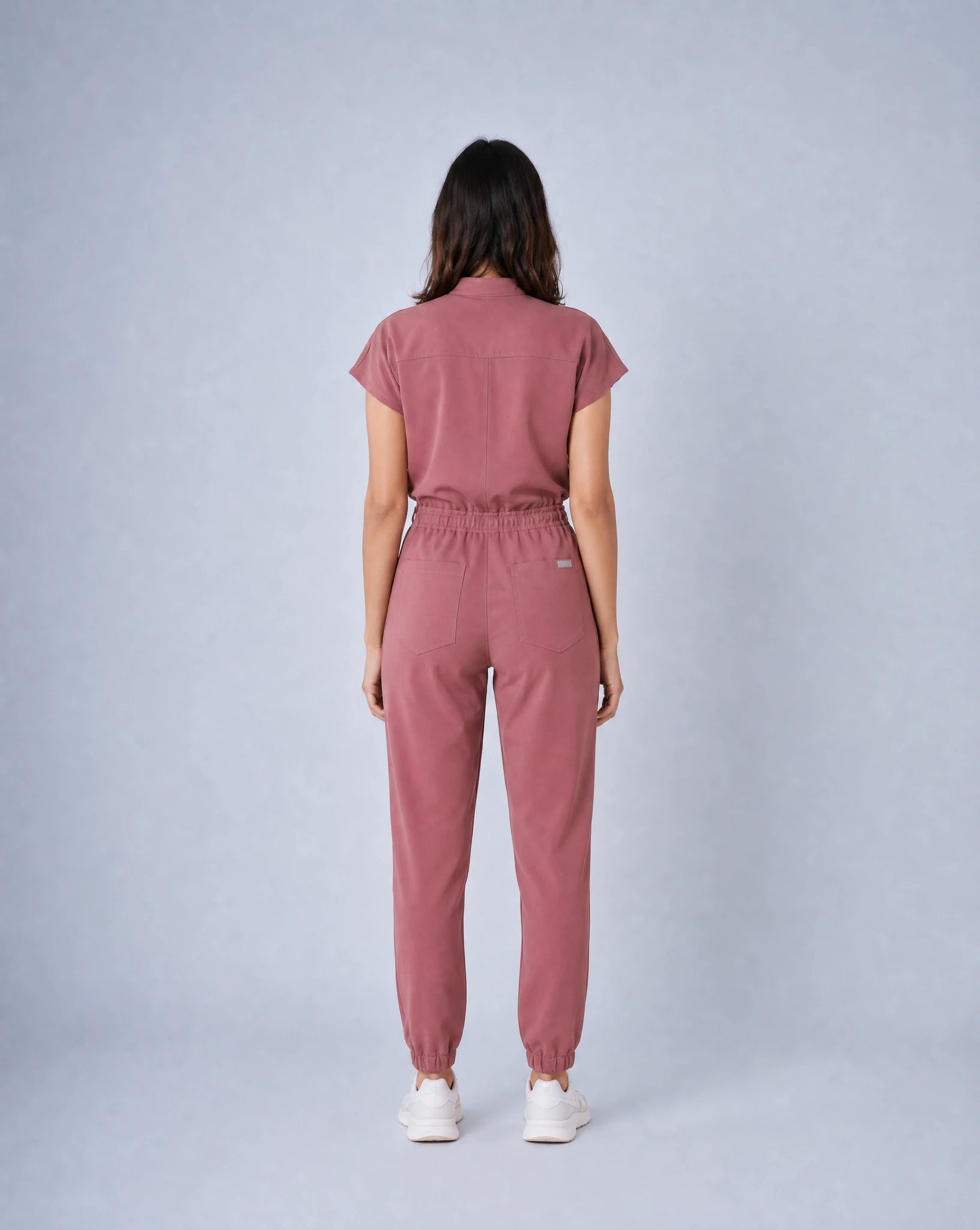 Mauve Essential Jude Scrub Jumpsuit