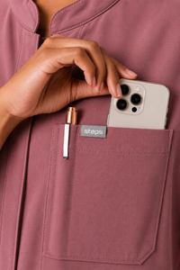 Mauve Essential Jude Scrub Jumpsuit