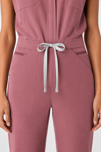 Mauve Essential Jude Scrub Jumpsuit