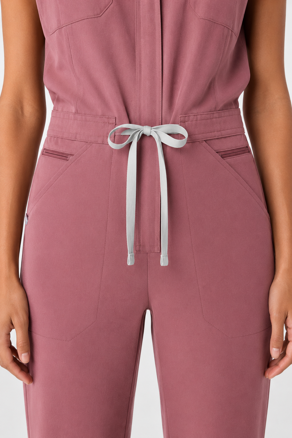Mauve Essential Jude Scrub Jumpsuit