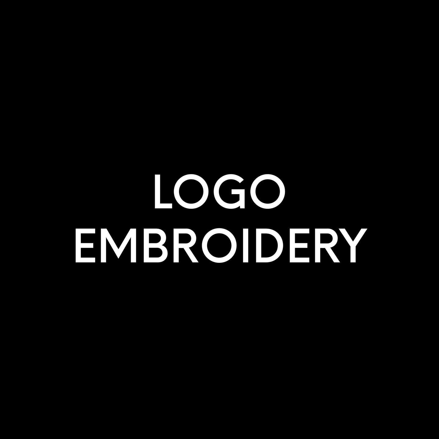 Logo Embroidery Only