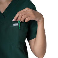 Core 2.0 Jane Three-Pocket  Scrub Top