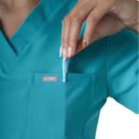 Core 2.0 Jane Three-Pocket  Scrub Top